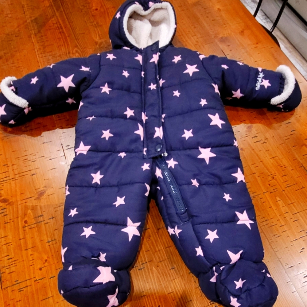 Baby Girls winter bundle up snow suit 3-6 months